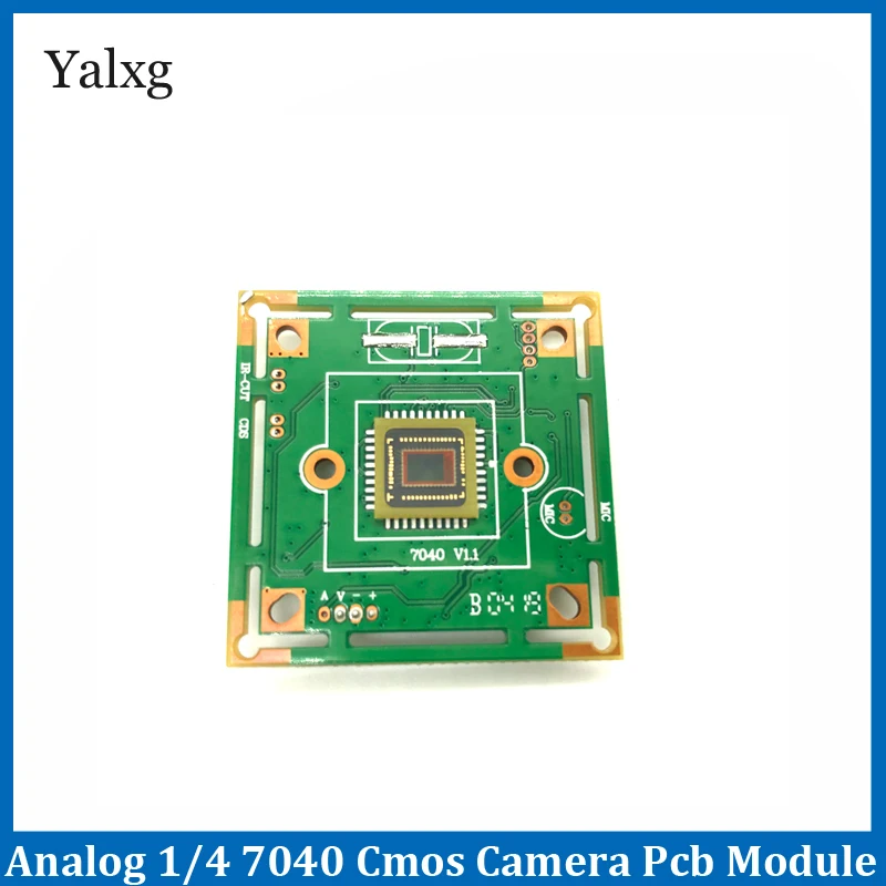 

Analog 1/4" Camera Cmos Sensor Module Color Wired Mini CVBS Camera Pcb Board CCTV Security Camera 7040 For Analog DVR