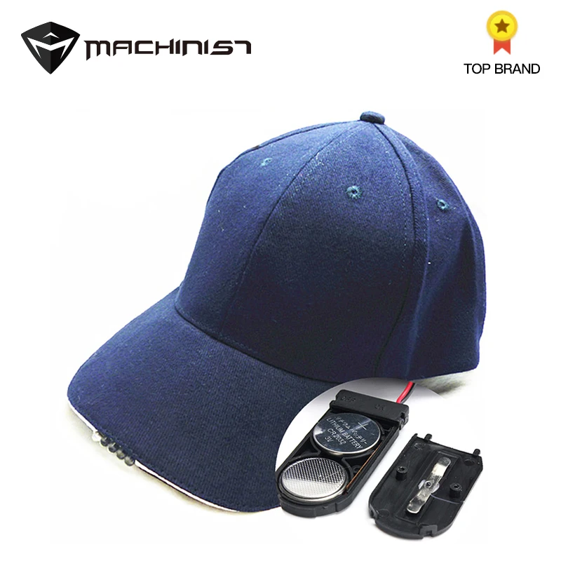 LED Luminous Hat Light Baseball Cap Men Outdoor Auto Repair Camping