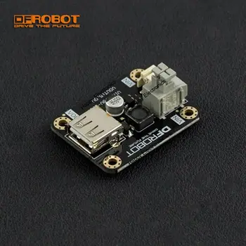 

DFRobot DC-DC Boost Module 5V PFM control chip PH2.0 and KF235-3.81-2P input ports form 0.9~5v to 5V for Arduino and other