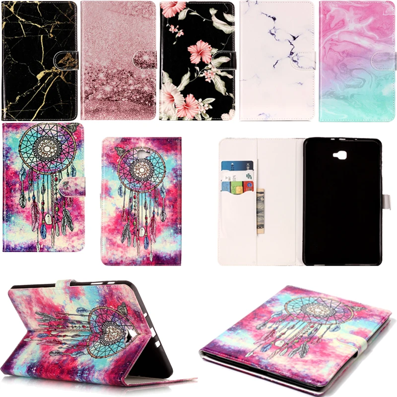 

Funda Capa For Samsung Galaxy Tab E 9.6 SM-T560 Fashion Marble Leather Wallet Flip Case Tablet Ebook Cover Coque Skin Cases Etui
