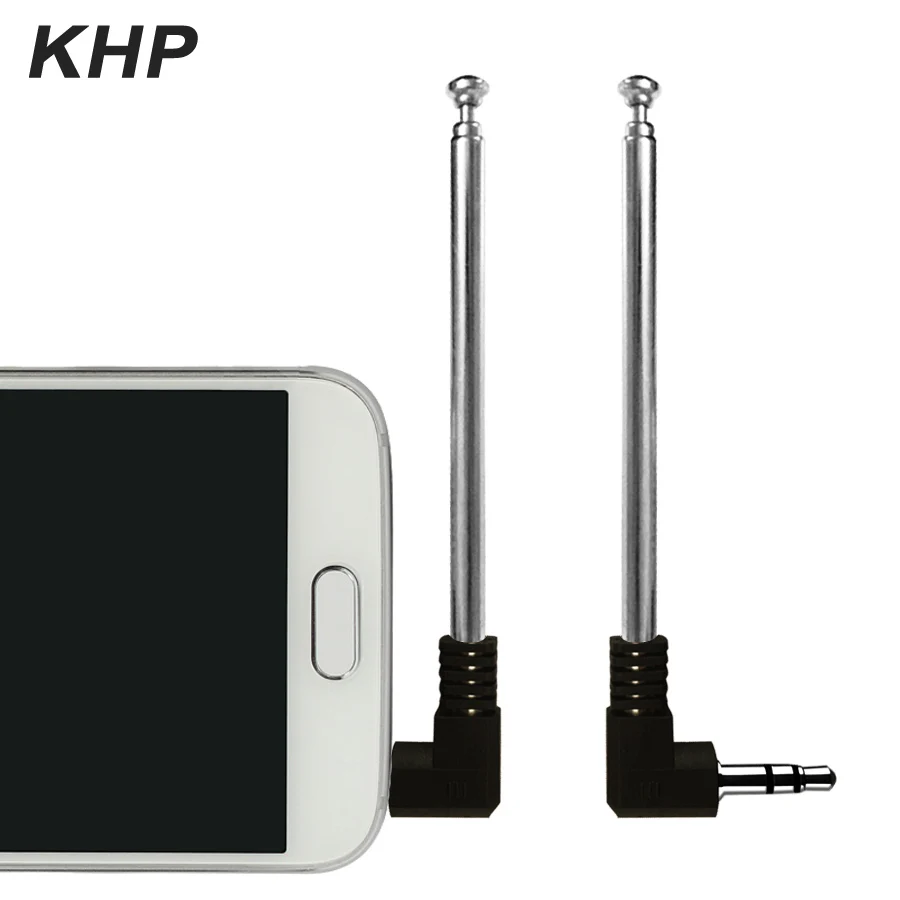 KHP 3.5mm FM Radio Antenna For Mobile Phone Antenna Mp3 Bluetooth Audio