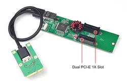 Новейший мини PCI-E PCI Express для PCI-E X1 удлинитель Riser Card USB 3,0 к PCI Express 1X слот IDE 4Pin блок питания для BTC Miner Mining