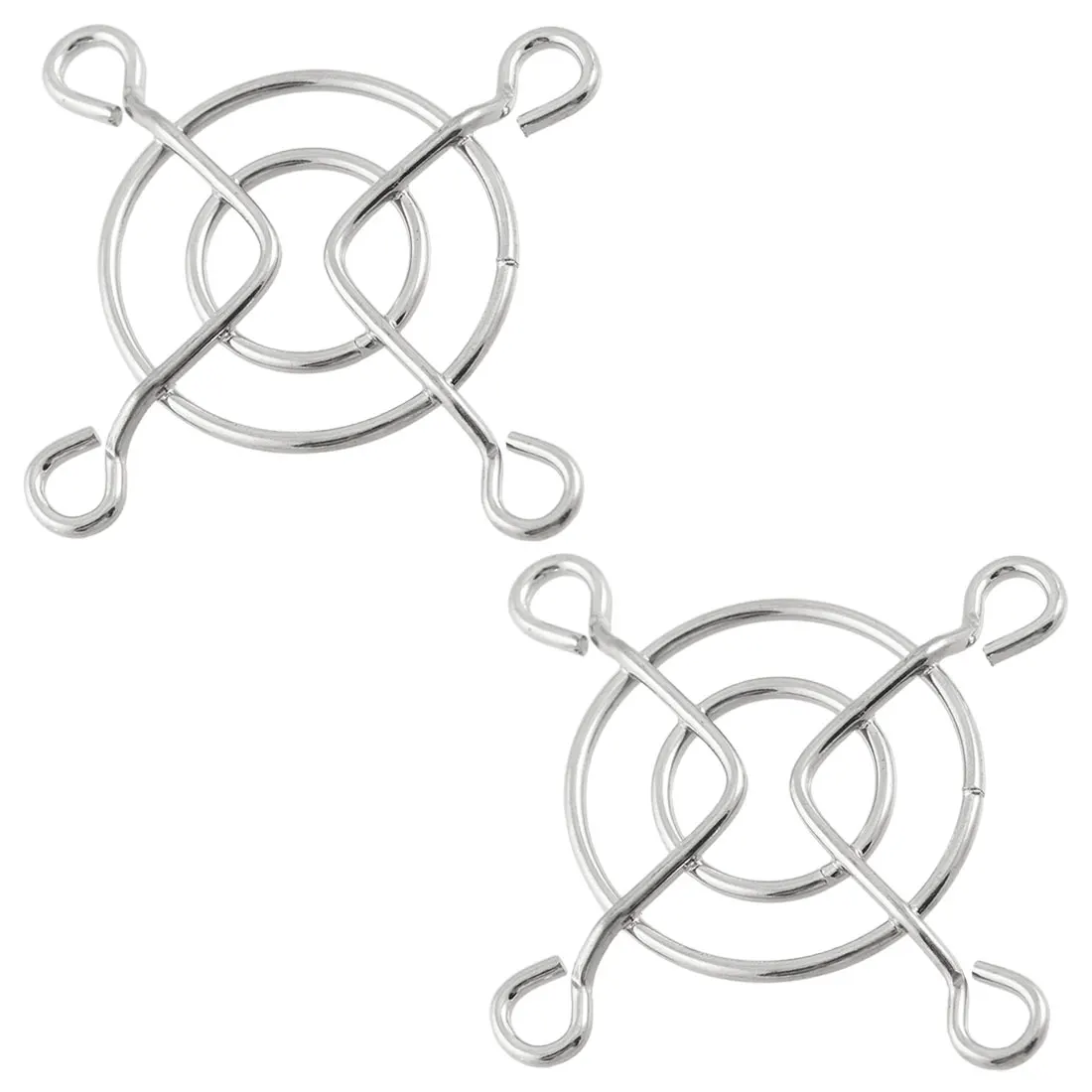 UXCELL Metal 40Mm Cpu Fan Grill Guard Protector 2 Pcs For Pc Computer