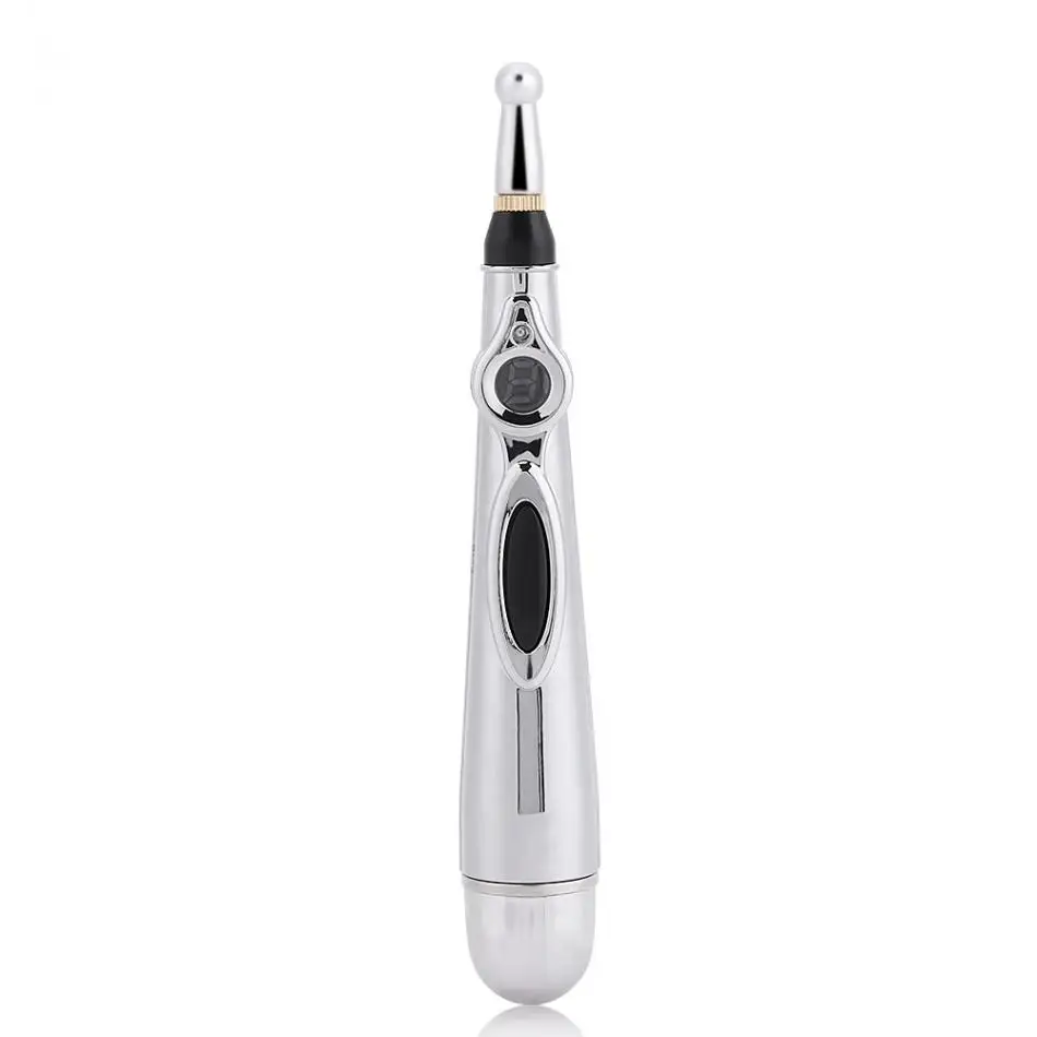 Meridian Energy Pen Electric Laser Acupuncture Pen Tens Pulse Massage Therapy Back Pain Relief Body Acupoint Massager Beauty Set