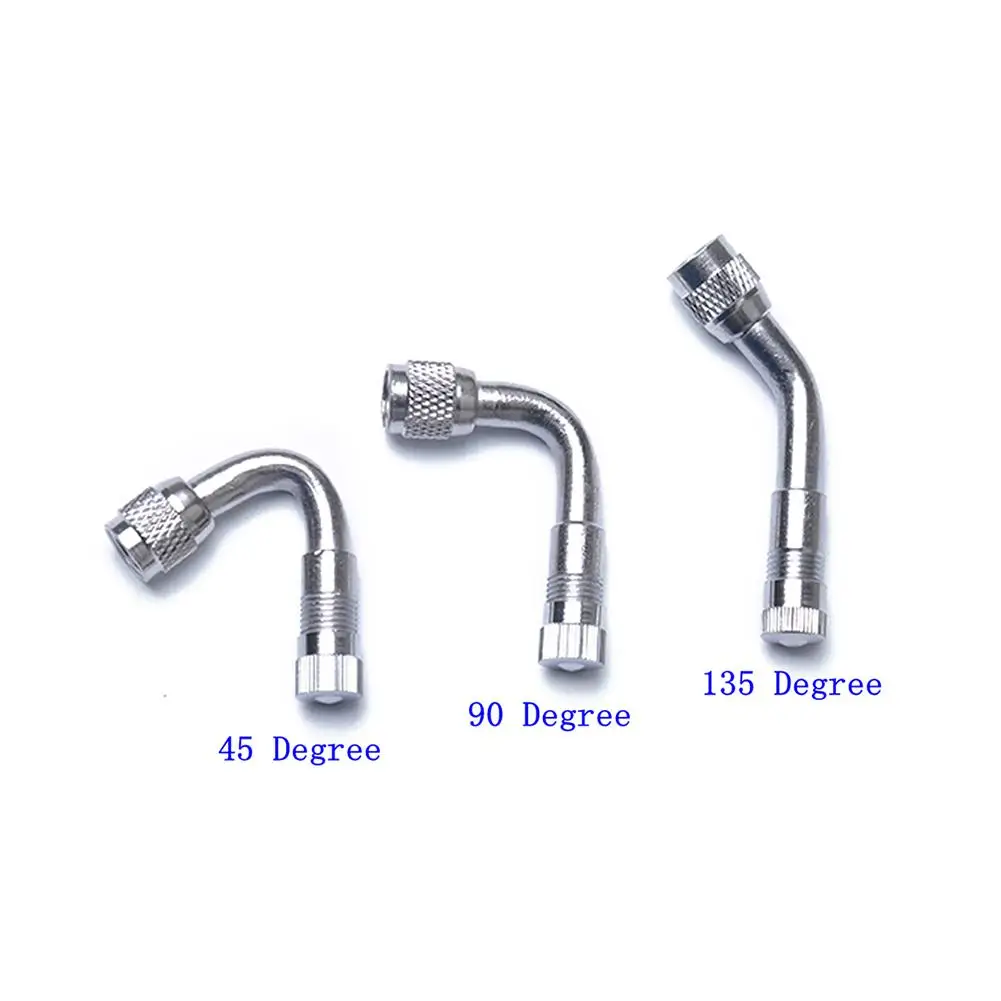 

Auto 45 90 135 Degree Angle Brass Tubeless Wheel Tire Valve Stem Extensions For Motorcycle Car Tire Valve Accessories