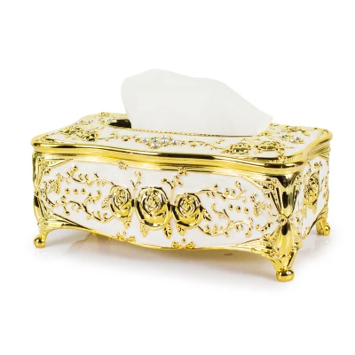 Golden with s WSHYUFEI Европейский Акриловый Диспенсер для салфеток креативный акриловый ящик для салфеток Tb001 - Цвет: Golden with s