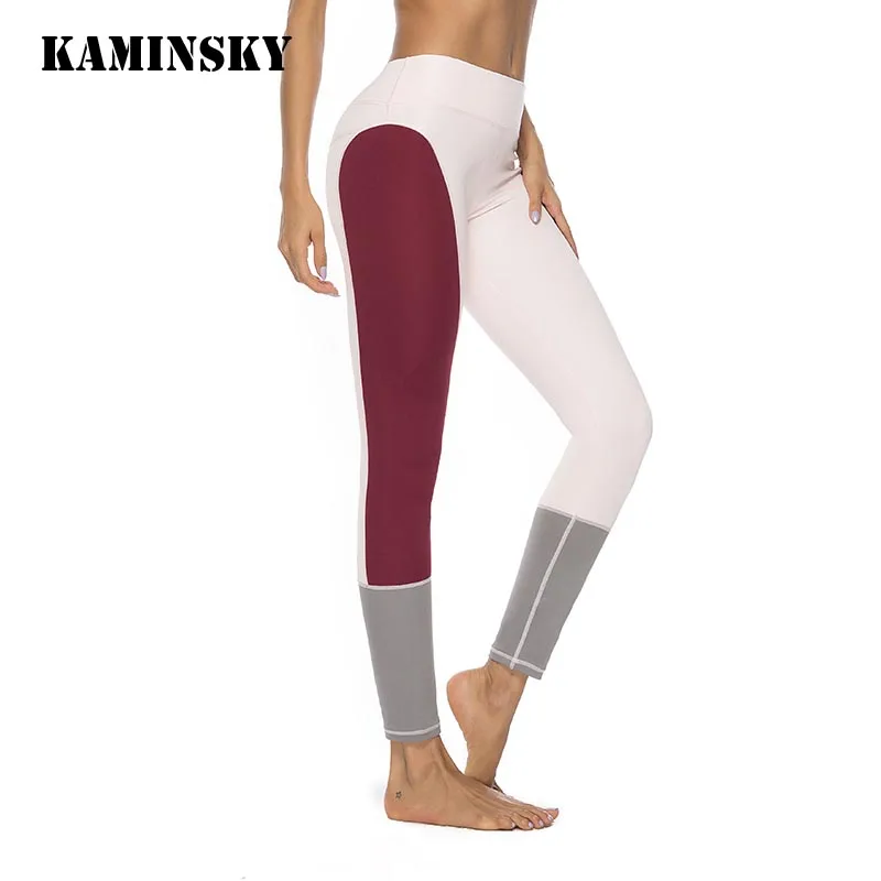 

Kaminsky Sexy Hips Women Pants Push Up Skinny Workout Leggings Femme High Waist Patchwork Jeggings Elasti Casual Leggings 3Color