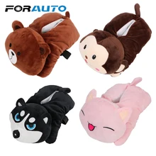 FORAUTO Милая Автоматическая спинка для сиденья подлокотник коробка для хранения солнцезащитный козырек салфетница контейнер интерьер автомобильные аксессуары Стайлинг автомобильный ящик