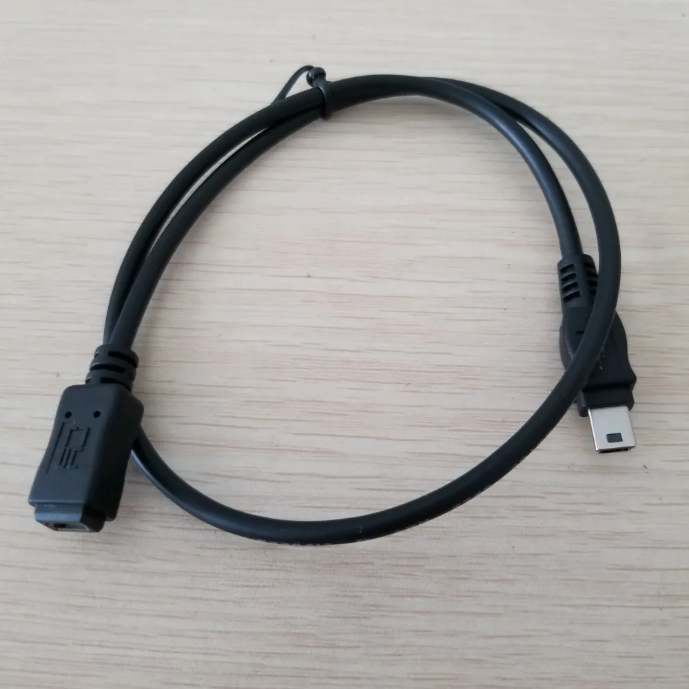 Mini USB 5Pin T Port Data Extension Power Cable Male to Female for Mini ...