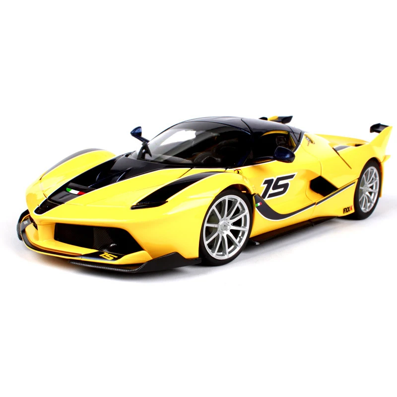 

1/18 Red and Yellow FXXK Racing Car Models Toys Diecast Alloy Gifts Children Toys Collections Brinquedos