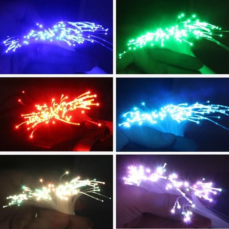 fiber optic lighting plastic optical fiber 0 5 mm 5 m 500PCS