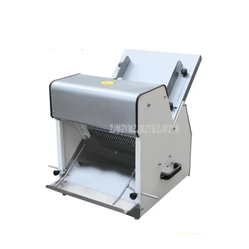 

Electric 31 Slices 12mm Thick Bread Slicer Machine Stainless Steel Steamed Bun Slicer Commercial Toast Slicing Machine 250W