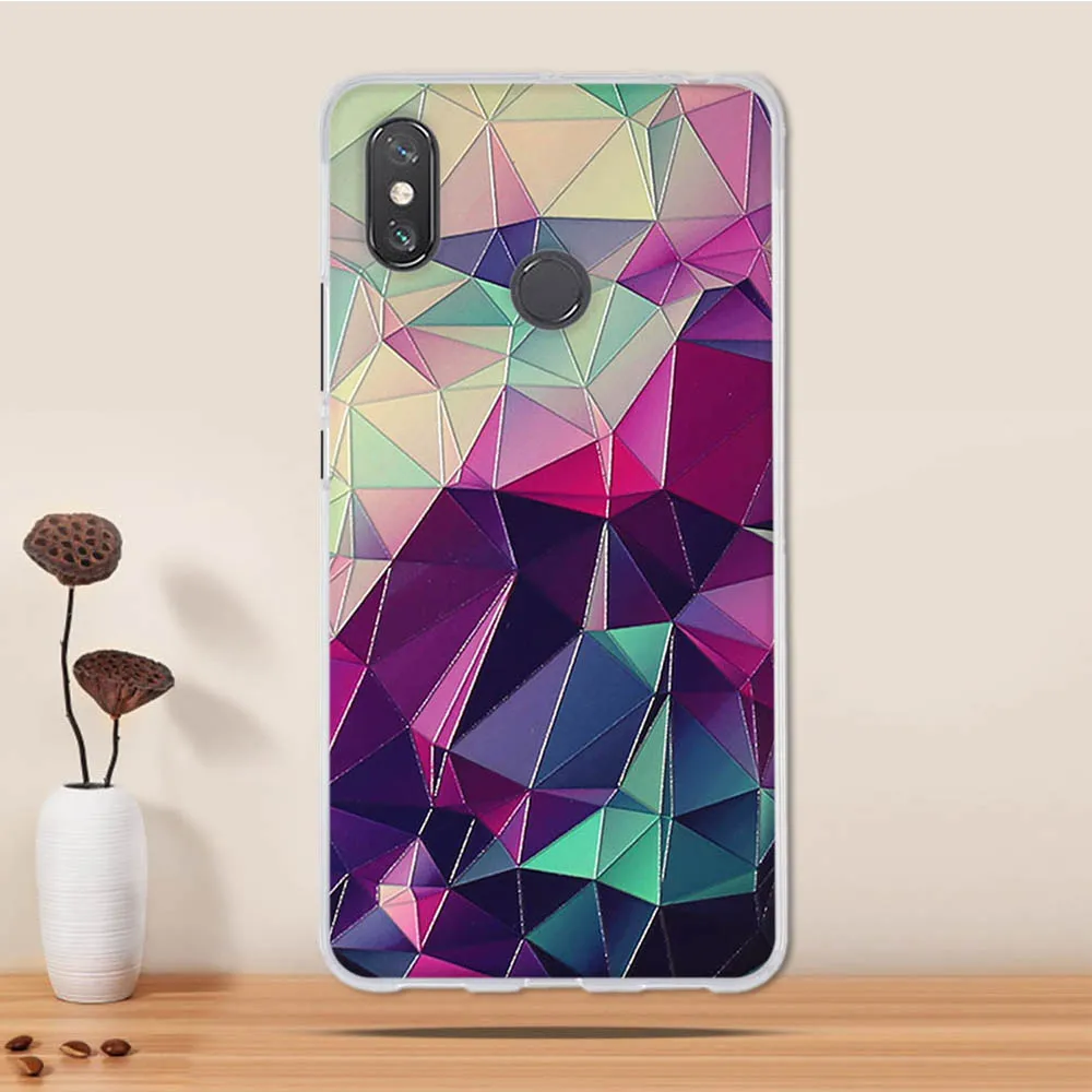 Чехол для Xiaomi Mi Max 3 Силиконовый ТПУ чехол Max3 мягкий с рисунком чехол|Бамперы| |