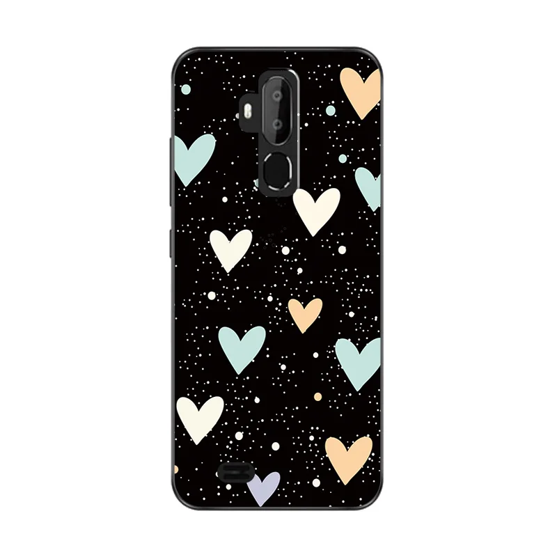 Милый модный чехол для телефона Oukitel C 8 Love Heart, силиконовая задняя крышка для Oukitel C12 Pro, чехол-бампер Oukitel C8 - Цвет: W84