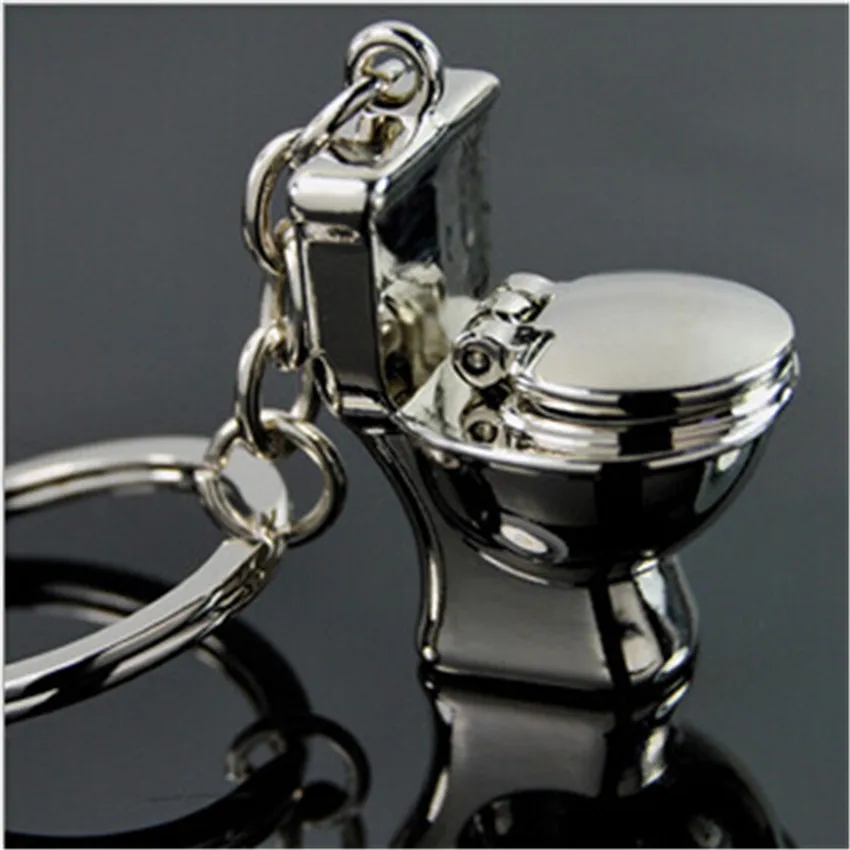 Новинка 2017 Модный повседневный мужской подарок для девочек брелок с унитазом