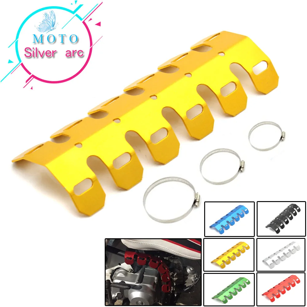 

Moto accessories Exhaust Muffler Pipe Leg Protector Heat Shield Cover For Suzuki V-Strom 650 RM 125 250 85 RMZ 250 450 LTZ 400