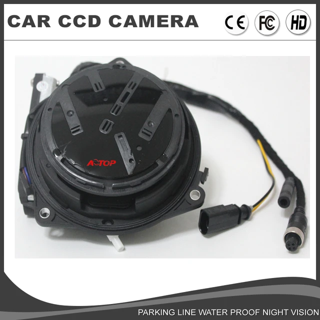 For VW Volkswagen Rotating Rear view Camera VW logo Flipping Backup