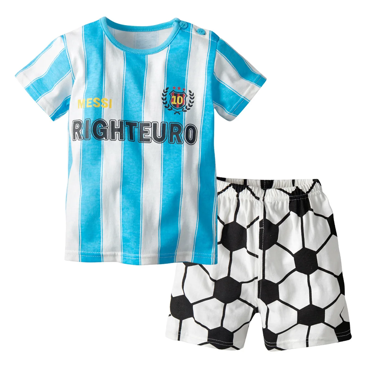 

HI&JUBER 100% Cotton Children's Sets Kids Boys Clothes Children Clothing Set Summer Baby Girls Clothes Cute Whale T-Shirt+Shorts