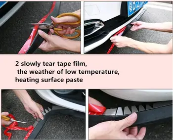 

Car Styling Front Bumper Lip Side Stickers For Great Wall Florid Hover H6 Voleex C50 C20R C30 lifan x60 Car Accessories