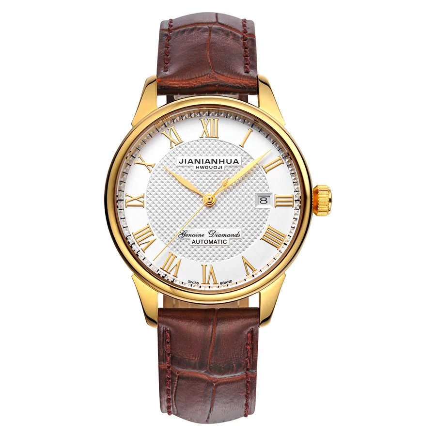 25 JEWELS Automatic Watch 10ATM Carnival Top Brand Watches Men Business Luxury Mechanical Fashion Leatche Strap 8605G|watch dora the explorer|watch