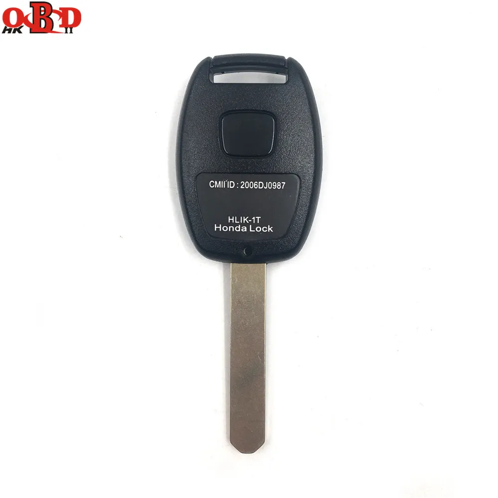 HKOBDII 2/3 кнопки дистанционного ключа автомобиля с 46 электронным чипом(433 МГц) для Honda CRV FIT ODYSSEY