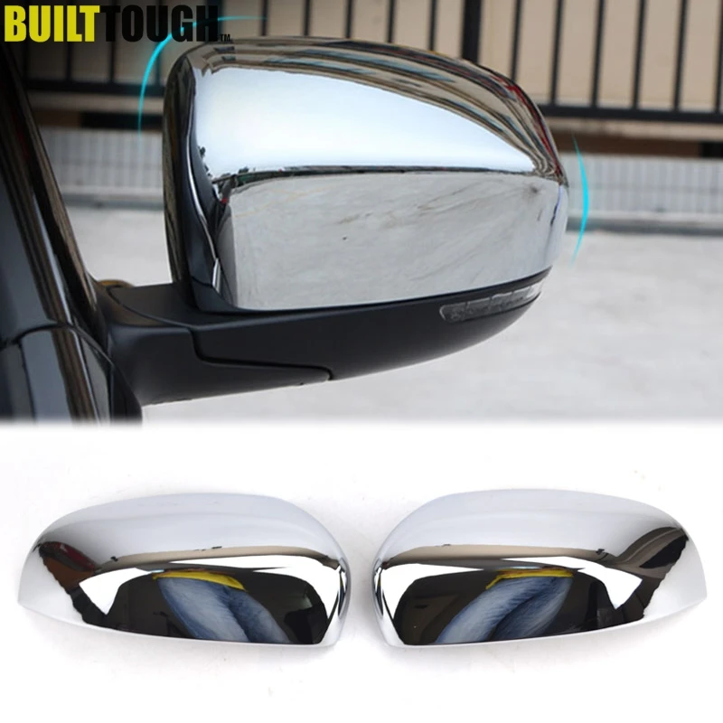 

For Jeep Compass 2017 2018 Side Mirror Door Rear View Wing Rearview Back Chrome Covers Trims Overlays Cap Molding Car Styling