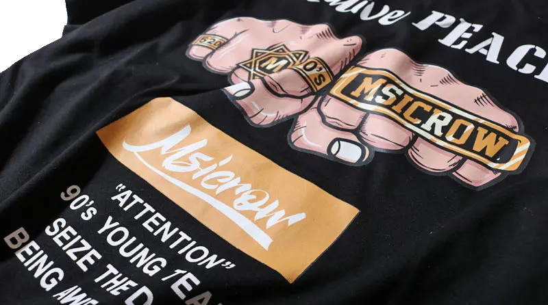 Power Fist Printed T-Shirts 8