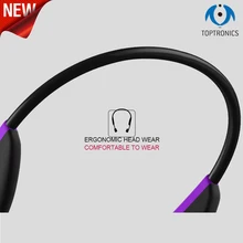 Костной проводимости tecollogy динамик беспроводной костной проводимости Bluetooth наушники с микрофоном безопасный подходит для рабочее Вождение спорта