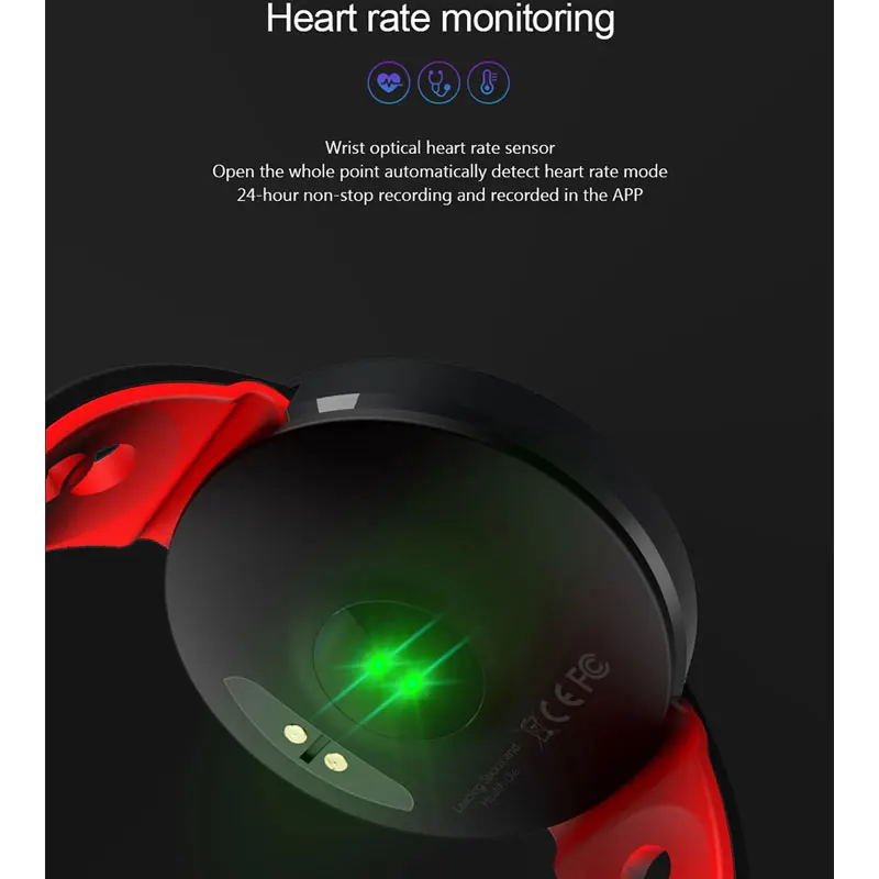 Sport Smart Watch Men Women OLED Touch Screen Pedometer Heart Rate Monitor Fitness Tracker Waterproof Smartwatch For Android IOS