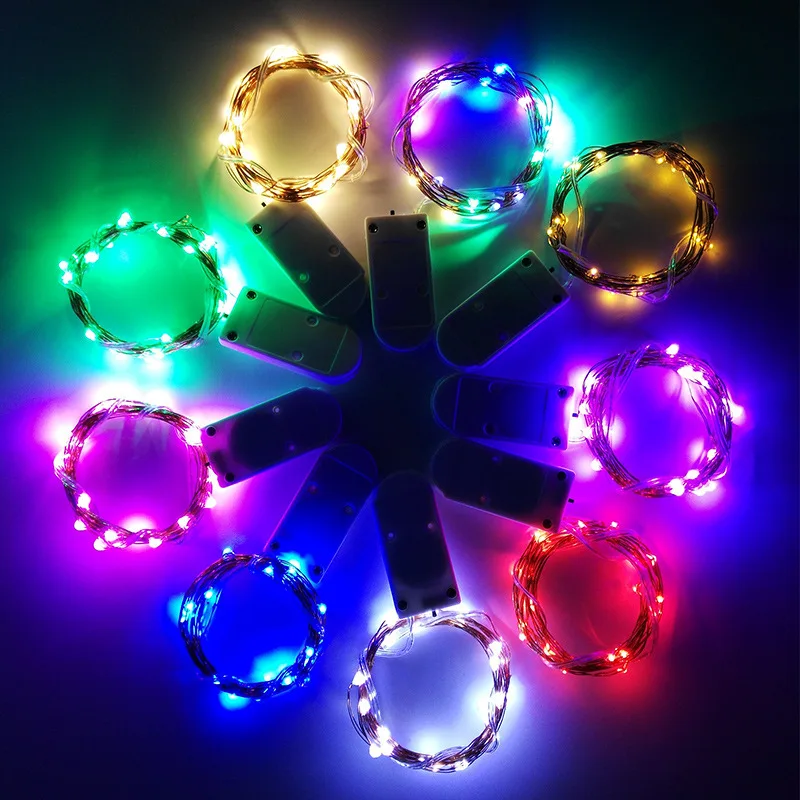 

10pcs/set 5M Copper Silver Wire LED String lights Waterproof Holiday lighting For Fairy Christmas Tree Wedding Party Decoration