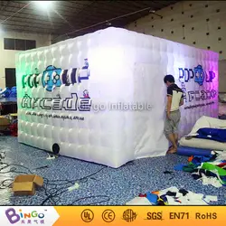 Индивидуальные 5.5x3.5x2.5 метров Надувные освещения палатки Airblown палатка стиль цифровой печати надувные Photobooth игрушка палатка