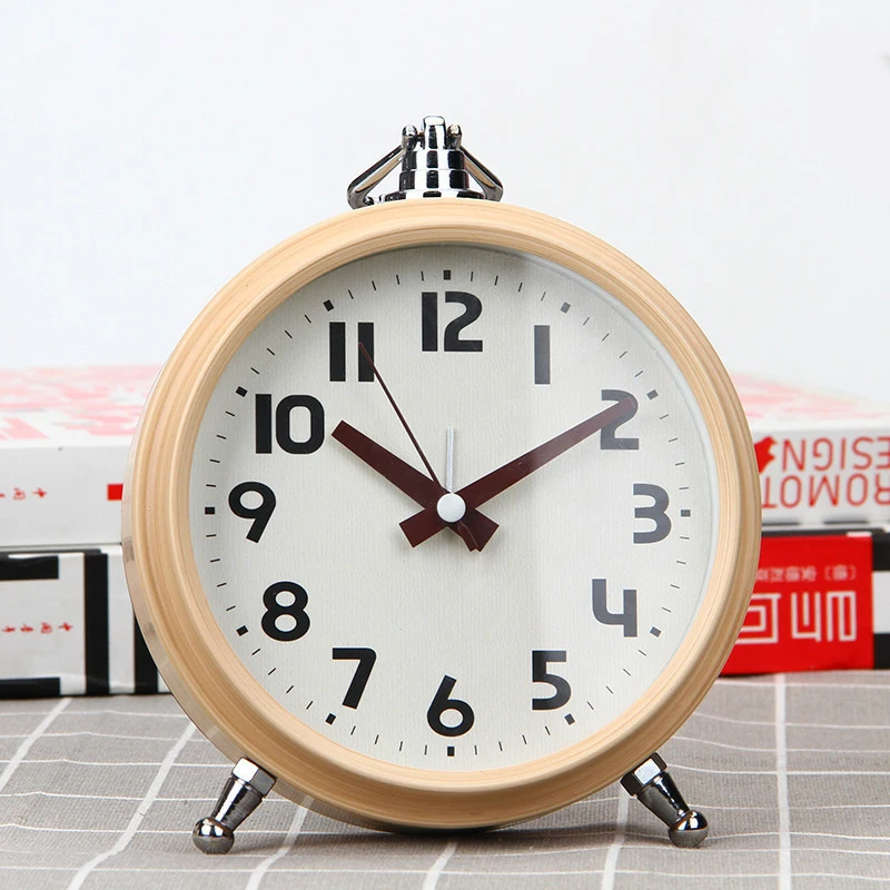 Nordic Simple Wood Alarm Clock Bedroom Mute Snooze Alarm Clocks night light Table Bell Clock Nordic Simple Wood Alarm Clock Bedroom Mute Snooze Alarm Clocks night light Table Bell Clock