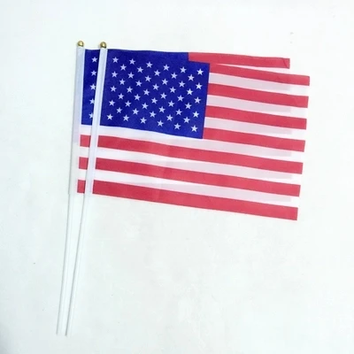 Флаг США Америка ручной флаг 20X30 см 10 шт./партия