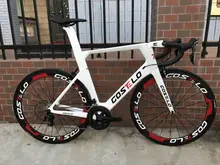2018 Costelo AEROMACHINE MONOCOQUE one piece Carbon Road Complete Bike Road Bicycle Frame wheels R8000 Group