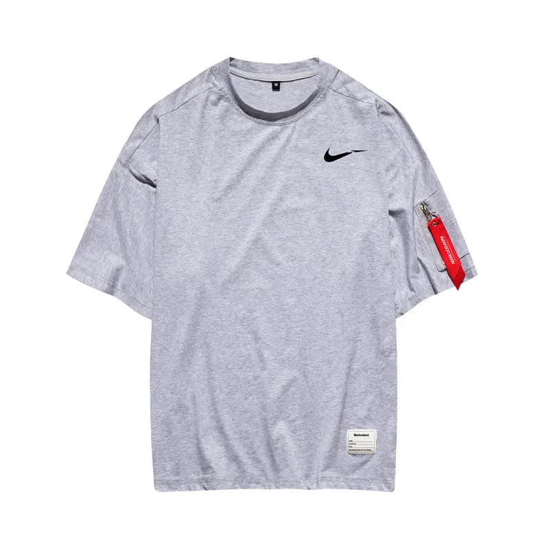 

New big plus European size Original logo just break it Round neck short sleeve Men's Thin t shirt Anti eden Social park Club