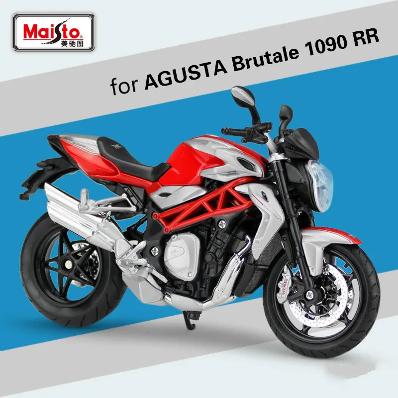 

Maisto 1:12 MV for Agusta Brutale 1090RR Simulated Alloy Motorcycle Model Auto Mobile Offroad Racing Scooter Motorbike Ornaments