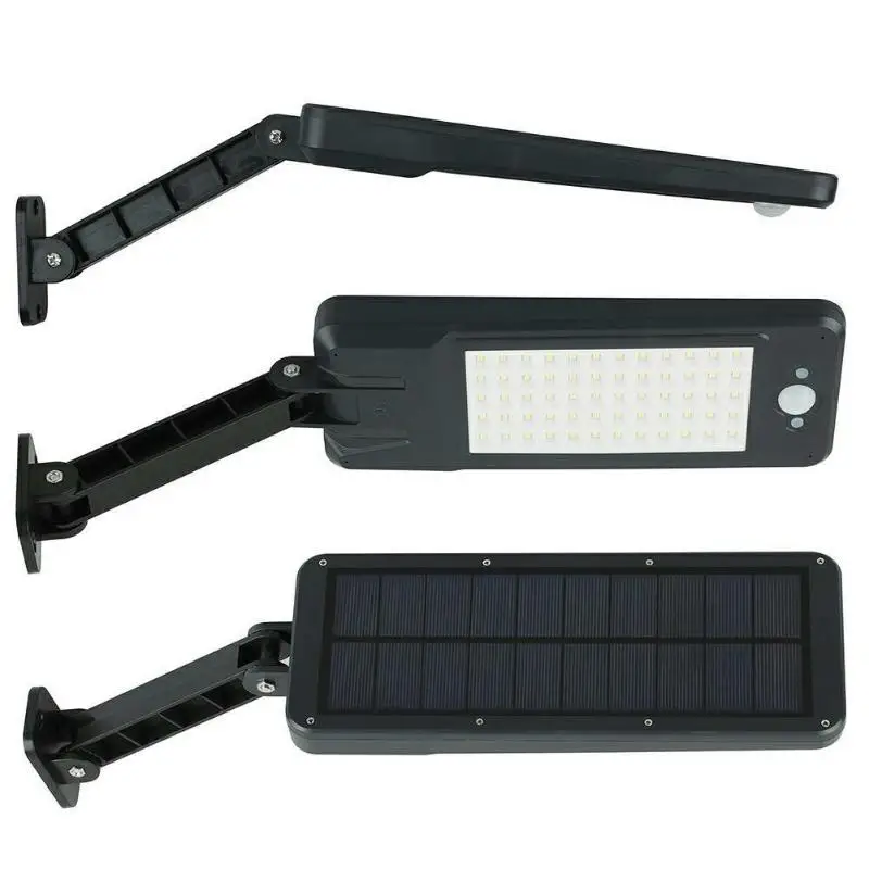 60leds движения PIR Солнечный свет Сенсор IP65 Открытый Сад Стены затемнения лампы светильники для наружного