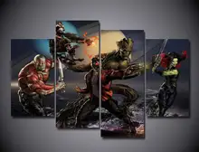 Framed Printed guardians of the galaxy Painting on canvas decoration print poster picture canvas framed Free shipping/jjk-1338