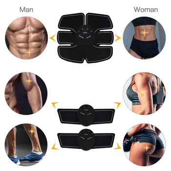 

Unisex EMS Wireless Electric Weight Loss Stickers Muscle Stimulator Trainer Abdominal Fat Burner Slimming Exercise Massage Belt0