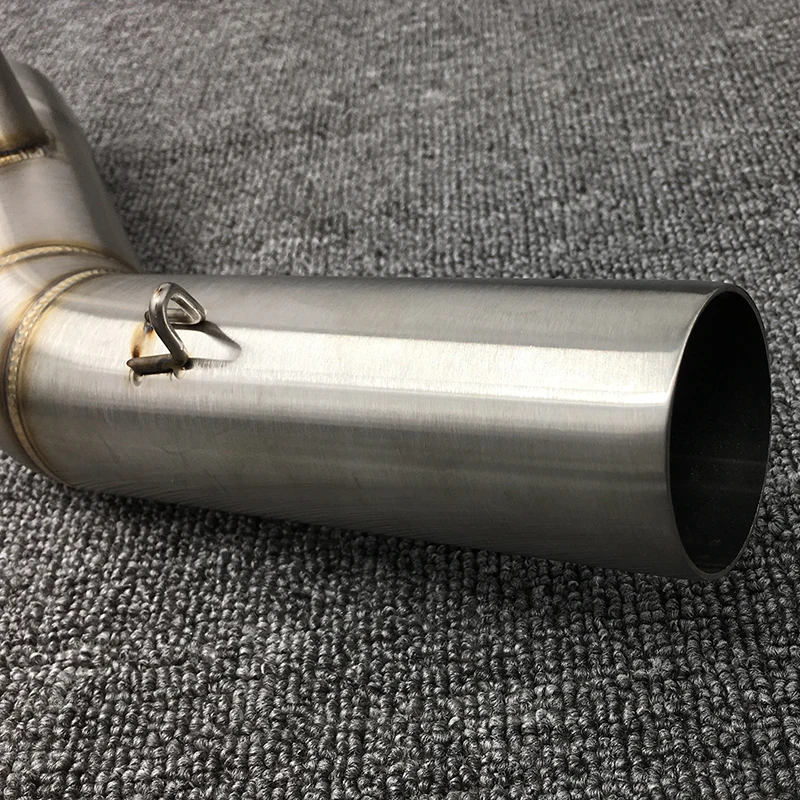 Free Shipping For BMW 2018 S1000RR S 1000 RR Muffler Exhaust Contact Middle Mid Link Pipe Connector for BMW S1000RR S1000R 2018 (3)