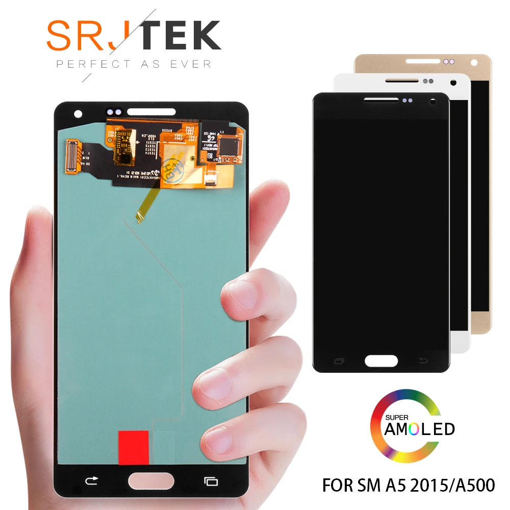 

Original AMOLED LCD for SAMSUNG Galaxy A5 2015 Display Touch Screen Replacement For SAMSUNG Galaxy A5 A500FU A500 A500F A500M