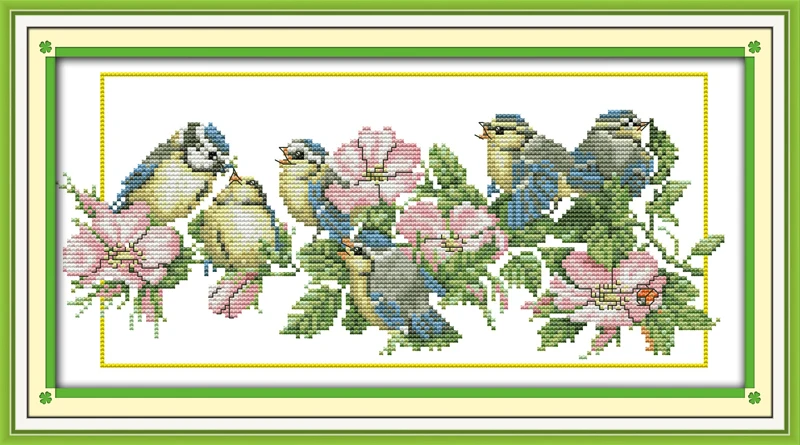 

Mother go home, counted printed on fabric DMC 14CT 11CT Cross Stitch kits,embroidery needlework Sets, Home Decor