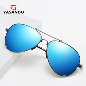 

Sunglasses Men 2019 Memory Frame YASANDO Top Luxury Fashion Polarized Shades Mirror Driving Outdoor Fishing UV400 Male Eyewear