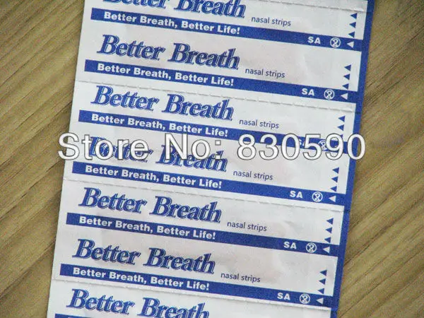 DHL Free shipping Hot Selling 4000 PCS/LOT (55*16MM) Nasal Strips 100% Drug Instant Congestion Relief | Красота и здоровье