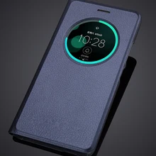 Для ASUS Zenfone 3 Max ZC520TL 5," /для ASUS Zenfone 3 Max ZC553KL 5,5" откидной Чехол с окошком из искусственной кожи противоударный чехол