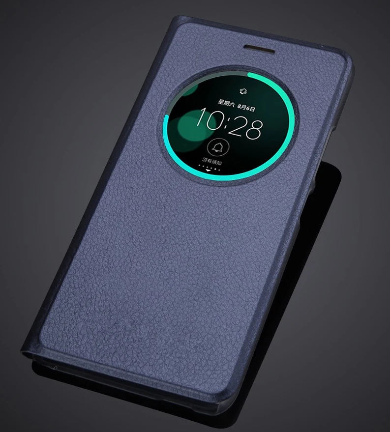 

For ASUS Zenfone 3 Max ZC520TL 5.2"/For ASUS Zenfone 3 Max ZC553KL 5.5" View Flip Case Window PU Leather Cover Shockproof Shell
