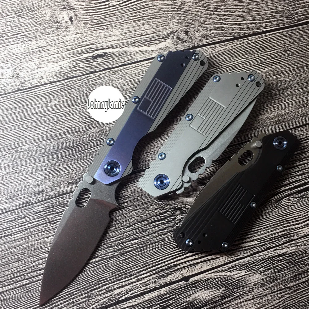 Johnnyjamie наивысшего качества Strider SMF Пользовательские Боуи синий шагнул TC4 титана CPM