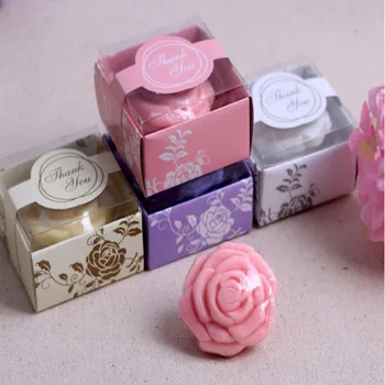 

20pcs/lot Handmade Rose-shaped Design Bath Soap Wedding Birthday Valentine Party Favor Gift Wholesale