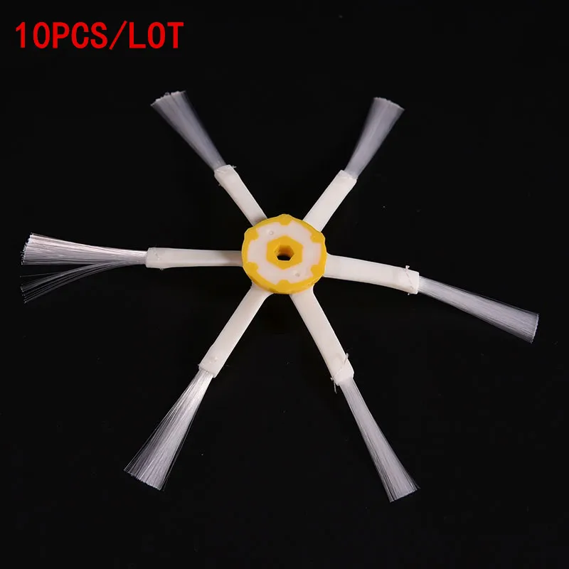 10PCS Replacement 6-armed Side Brush For iRobot Roomba 500 600 700 780 560 Series Vacuum Cleaner parts robots 6 Arms Side Brush