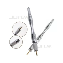 1Pc Tebori Pen Micro Blade Pen For Eyebrow Permanent Makeup Manual Tattoo Pen Microblading Tool +2Pcs Needle Blade